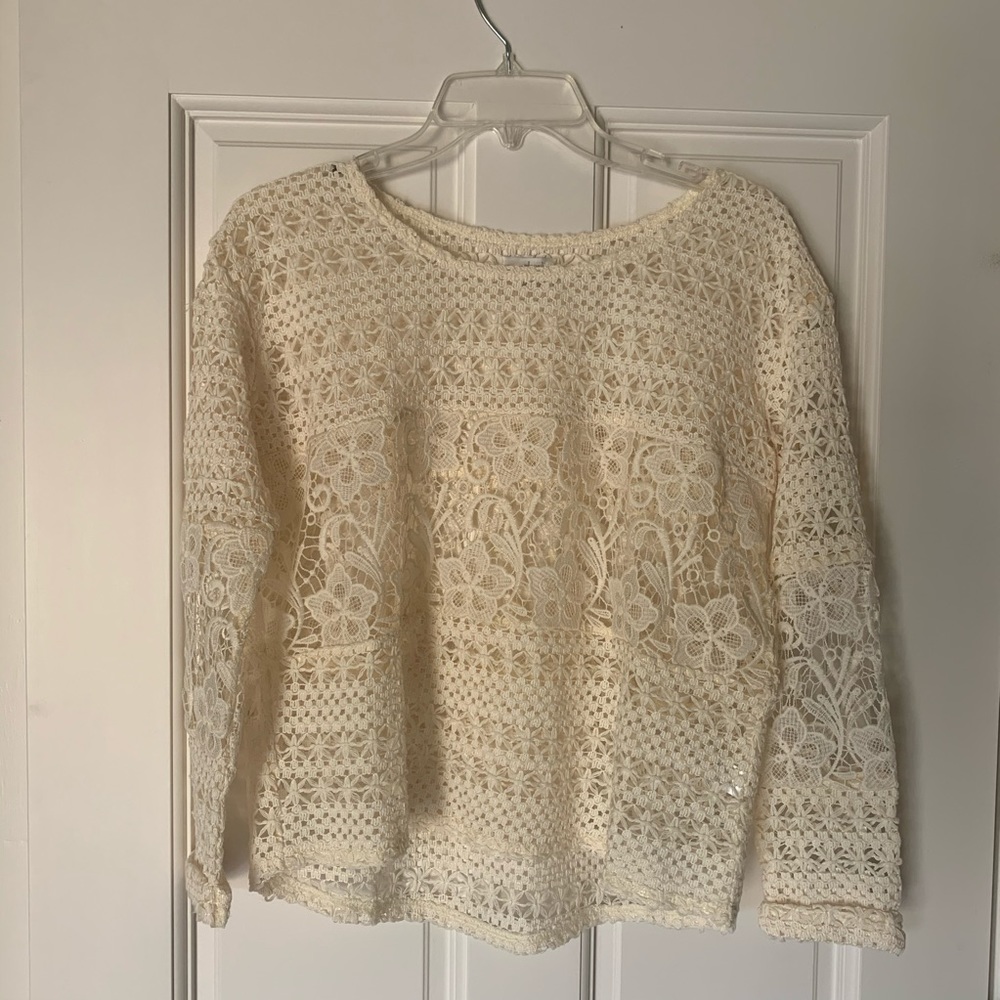 Charming Charlie lace top